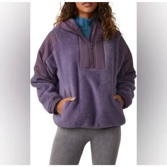 FP Movement by Free People Jackets & Blazers - Free People Movement Lead The Pack Purple Large 1/2 Zip Pullover Fleece